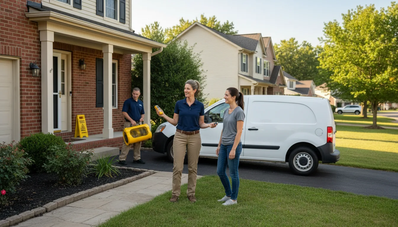 Residential water damage restoration in Limon, CO